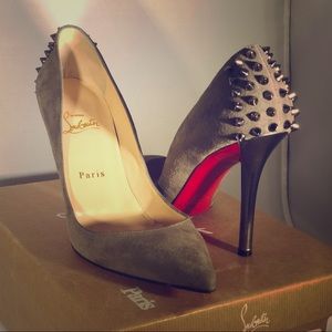 Christian Louboutin Zappa 100 Suede Pumps